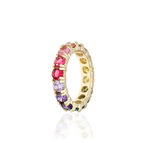 925-Sterling-Silver-white-Gold-Plated-Round-Cut-Rainbow-Multi-Color-Cubic-Zirconia-Eternity-Band---Featured-Products