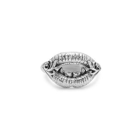 Billy Huxley Solid Sterling Silver Devil Lips Ring - Billy Huxley with Forever Loaded for SEVEN50