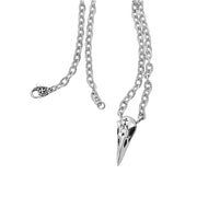 Billy-Huxley-x-SEVEN50-Sterling-Silvercrow-pendant-necklace