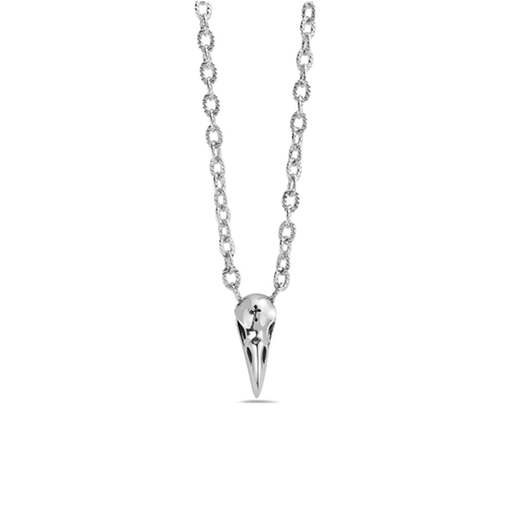 Billy Huxley Solid Sterling Silver Crow pendant necklace Billy