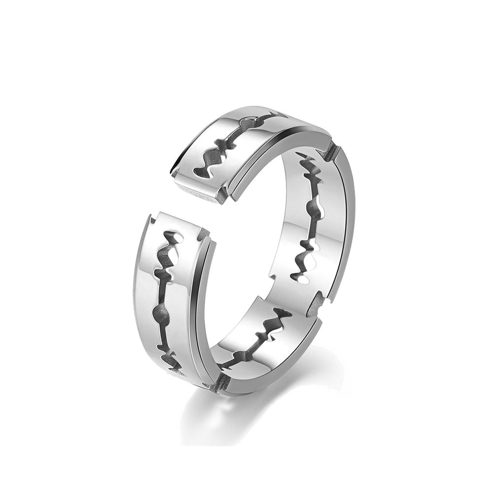RAZOR BAND RING in stainless steel BY SEVEN50 – SEVEN50