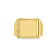 SQUARE WINGS SIGNET RING by seven50 inspired by Alice Wang