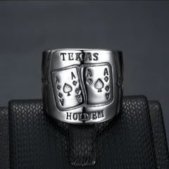 Stainless-Steel---Texas-Hold'em-Gothic-Band-Vintage-Ring-Fashion-Jewelry-for-Men-and-Women---Gothic-Band---Fashion--Jewelry---Accessories