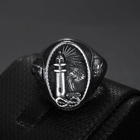 oval-shape-lighthouse-signet-ring-in-stainless-steel