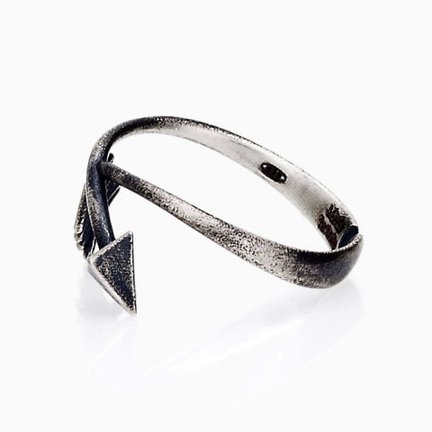 WOMEN RING - "X" ARROW RING STERLING SILVER ACCESSORY JEWELRY ARROW COLLECTION MADE IN ITALY SEVEN50